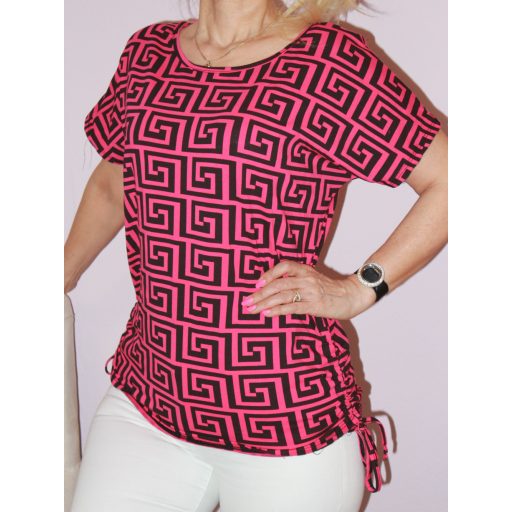 Görögmintás,denevérujjas,oldala húzott felső!  Több szín !  M-XL