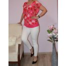 Virágos muszlin,denevérujjas felső! Több szín! S-XL