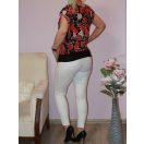 Virágos muszlin,denevérujjas felső! Több szín! S-XL