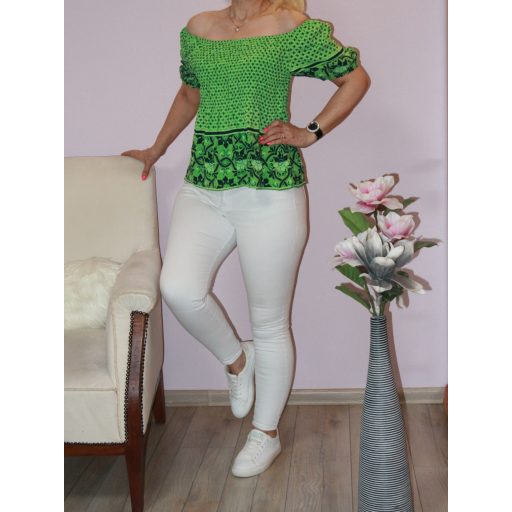 Mintás,mellnél gumírozott,vállra húzható felső!  Több szín !  S-L