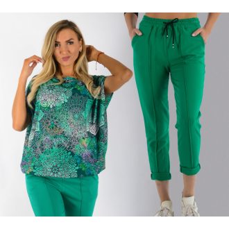 Mandala mintás szett !  zöld L-XL