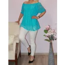 Csipkés,vállra húzható felső!  Több szín!  L-XXL