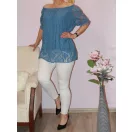 Csipkés,vállra húzható felső!  Több szín!  L-XXL