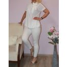 Nyaknál kötős,gumisaljú felső! Több szín M-XXL