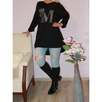   Koronás,strasszos,hátulja hosszabb tunika!  Több szín !  L-XXL