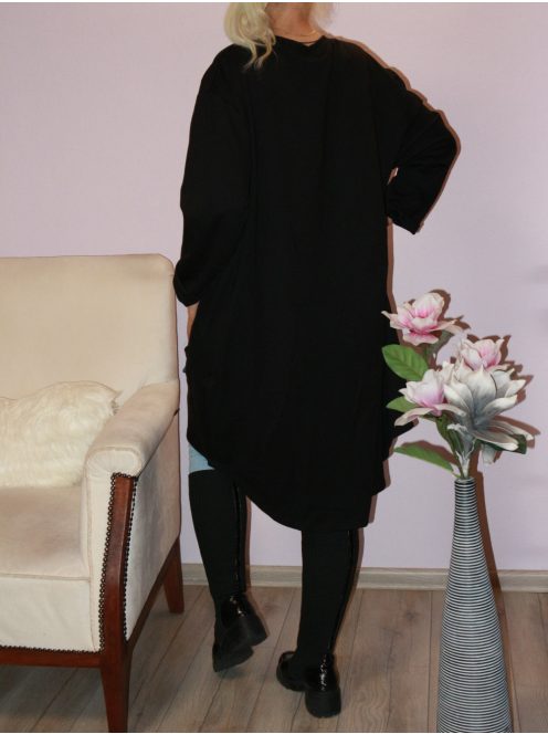 Oldalt zsebes,vagány,A vonalú tunika/ruha!  L-XXL