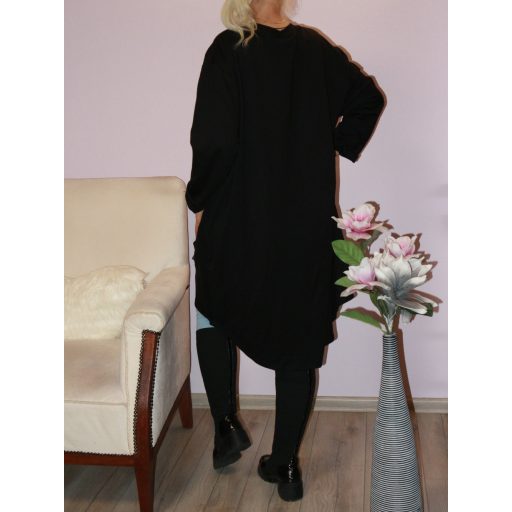 Oldalt zsebes,vagány,A vonalú tunika/ruha!  L-XXL