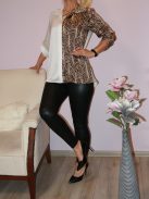Kígyóbőr mintás,roll-up ujjú ,szatén ing! M-XL