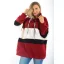 Trikolor,kapucnis,pihe-puha,buklé  anyagú felső !  bordó  L-XXL