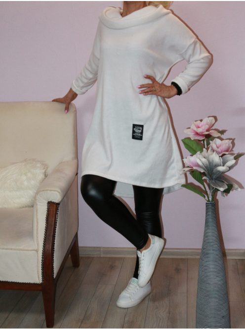 Kapucnis,kámzsás nyakú,hátulja hosszabb  tunika !  Több szín !  L-XL
