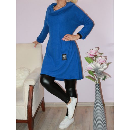 Kapucnis,kámzsás nyakú,hátulja hosszabb  tunika !  Több szín !  L-XL