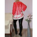 Rénszarvasos,V nyakú,pihe-puha anyagú felső !  L-XXL