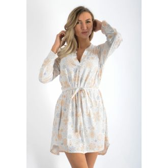 Hópehely  mintás ,öves ingtunika!   L-XXL
