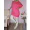 Arany díszes,lenge tunika! pink XL-XXL
