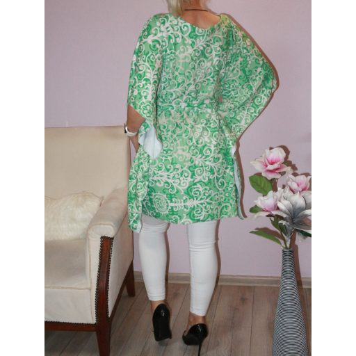 Mintás lepel tunika! zöld M-XXL