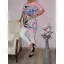 Virágos,tüllbetétes,lenge RUCY FASHION tunika!  L-XXL