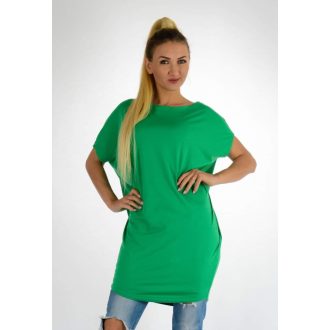 Egyszínű lenge tunika! zöld L-XXL